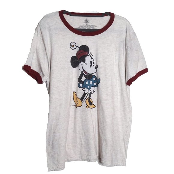 Disney Tops - Disney Women's Plus Classic Minnie Mouse Tee Shirt
